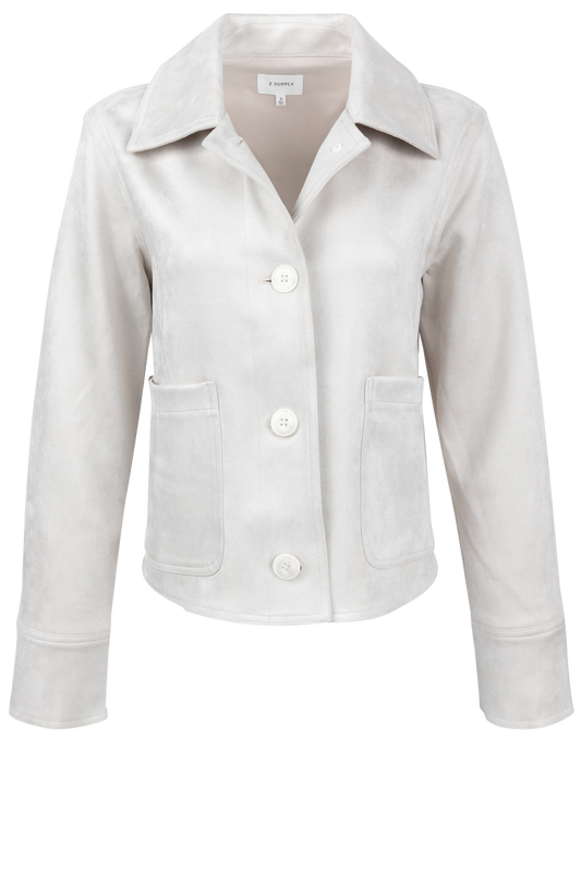 Z Supply Dillon Faux Suede Jacket