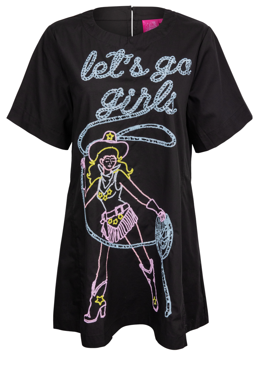 Queen of Sparkles Lassoing Cowgirl Dress