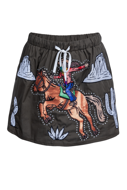 Queen of Sparkles Western Icon Skirt