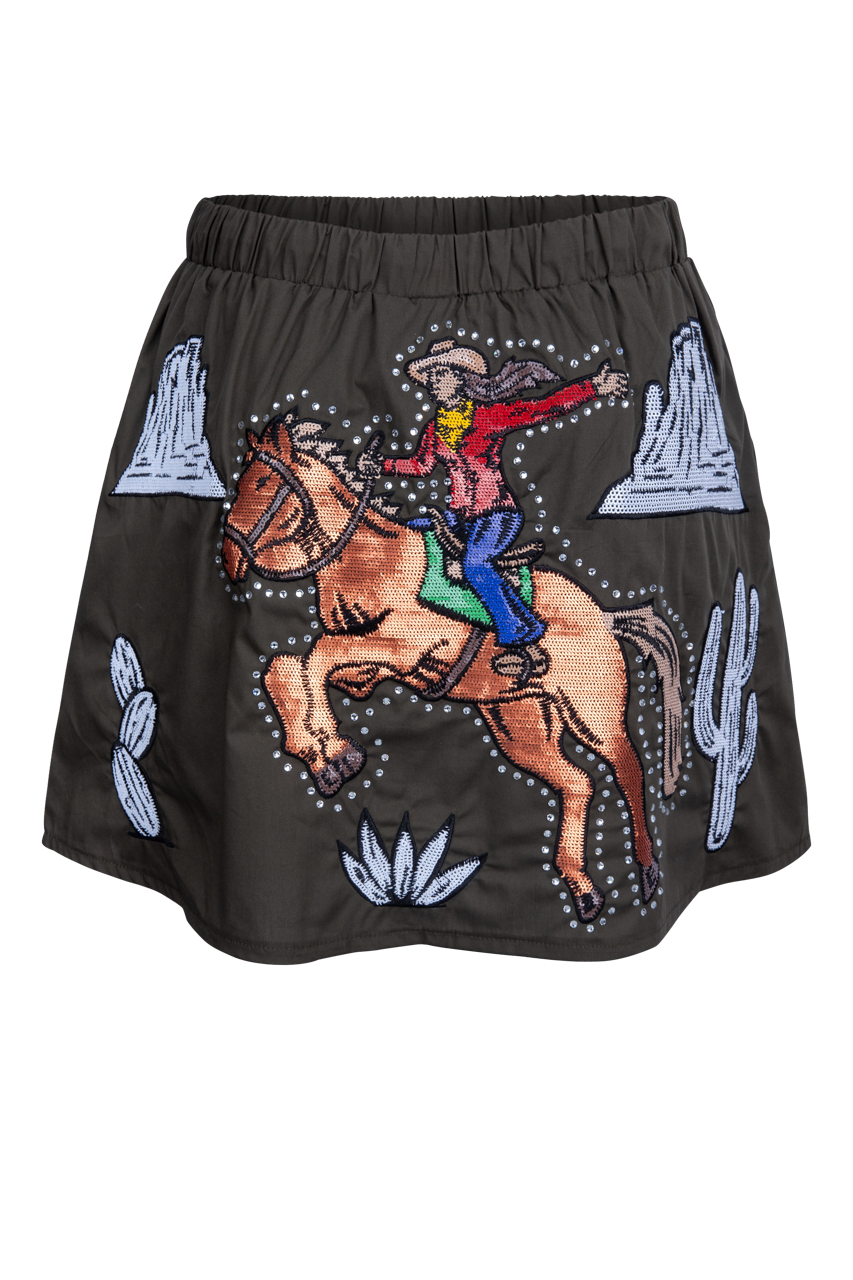 Queen of Sparkles Western Icon Skirt