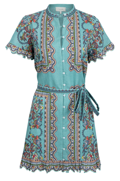 Noelle Paisley Print Dress