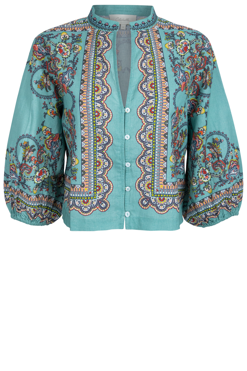 Noelle Paisley Print Blouse