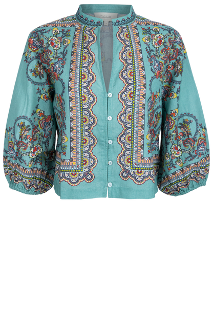 Noelle Paisley Print Blouse