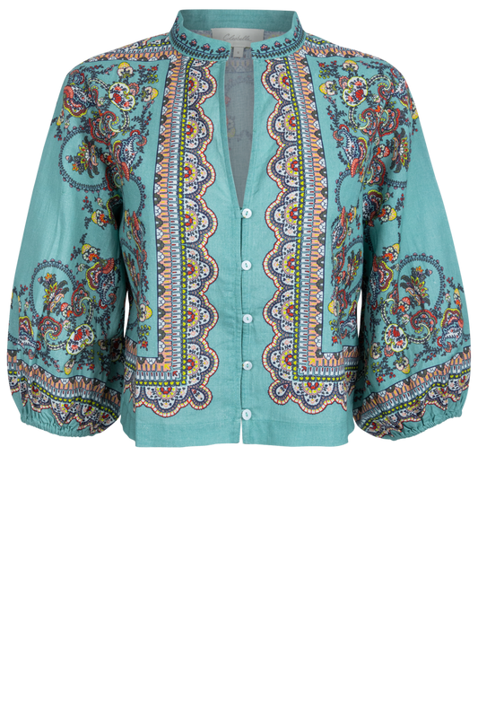 Noelle Paisley Print Blouse