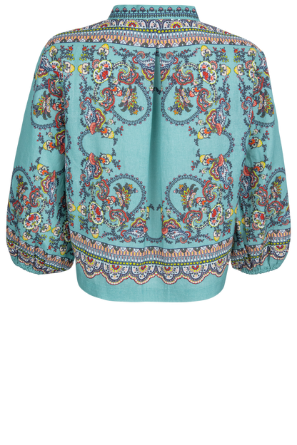 Noelle Paisley Print Blouse