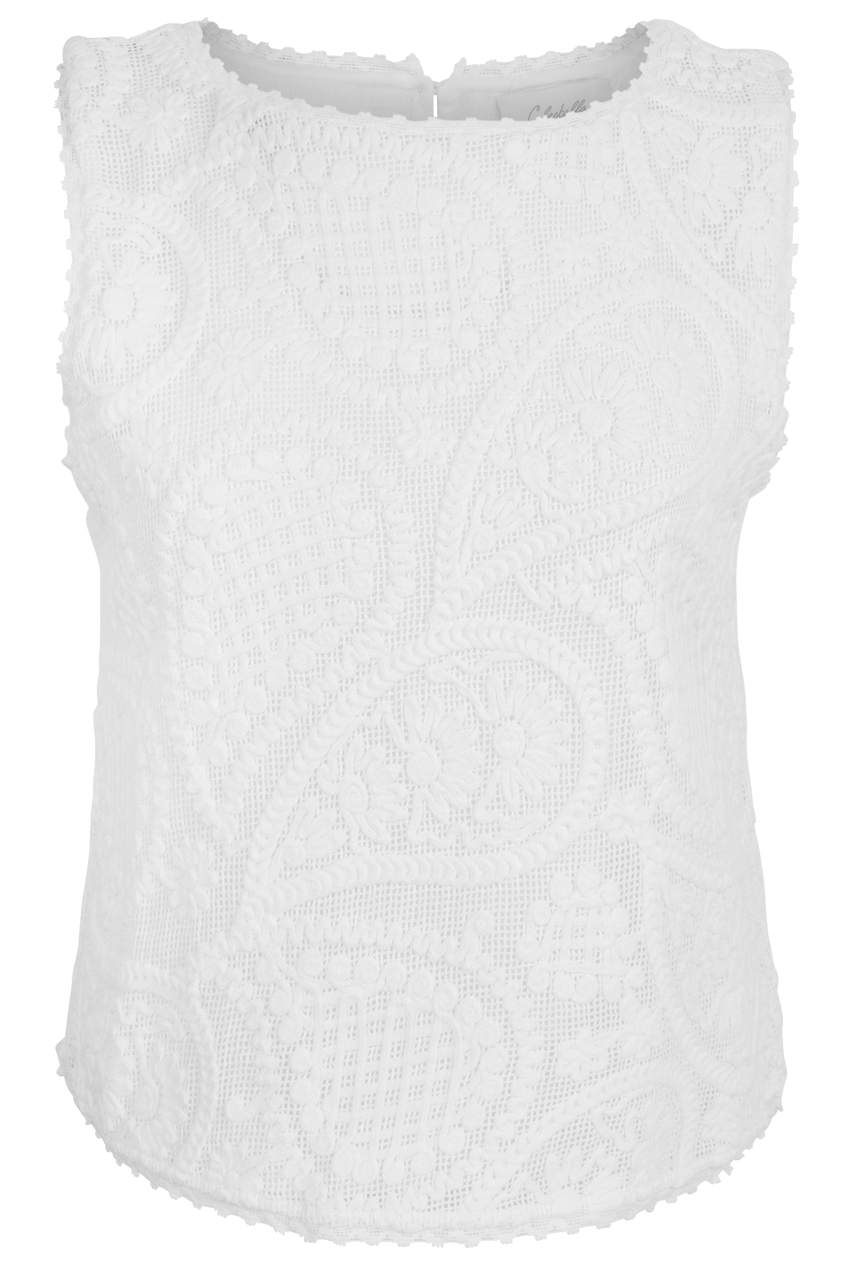 Willow Paisley Lace Sleeveless Top
