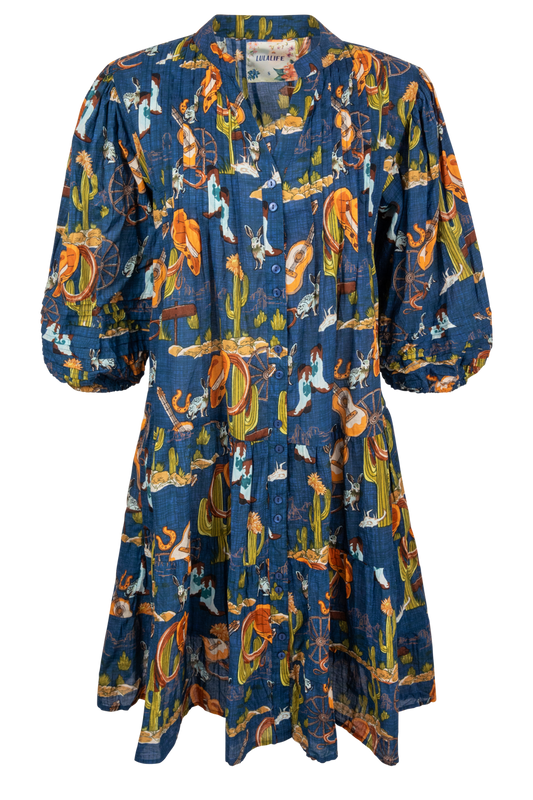 Lula Life Printed Prairie Dress