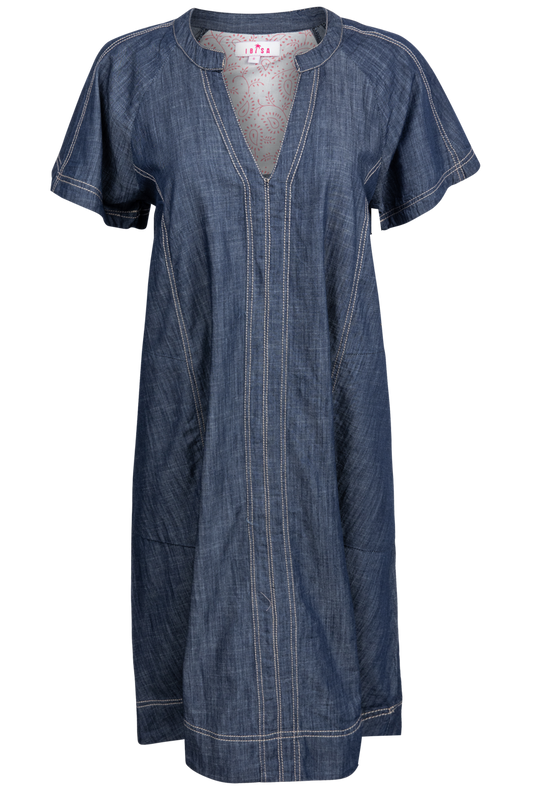 Ibisa Denim Swing Dress