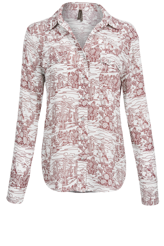 Stetson Women's Desert Toile Western Shirt