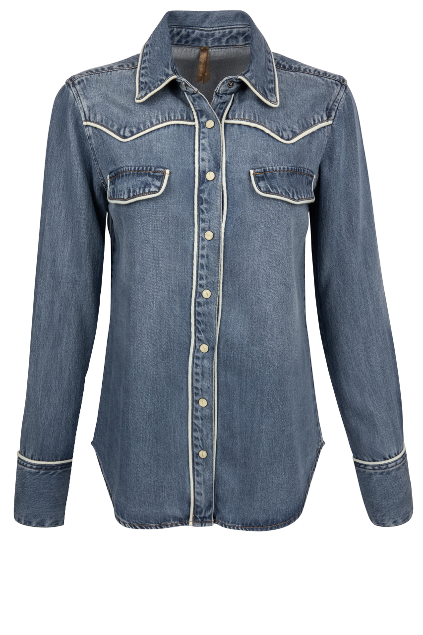 Stetson Women's Denim Western Blouse