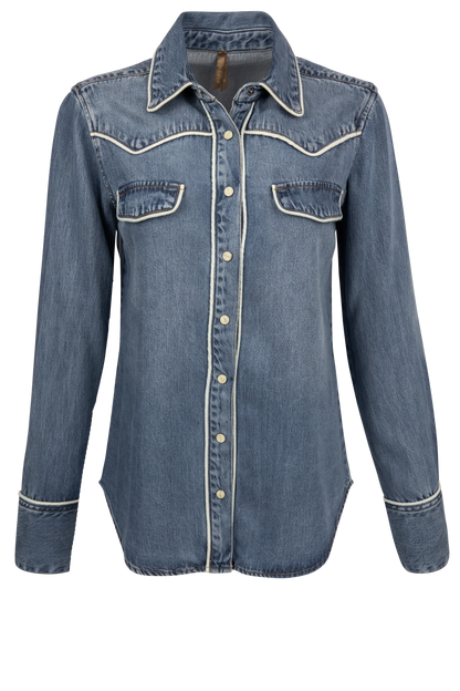 Stetson Women's Denim Western Blouse