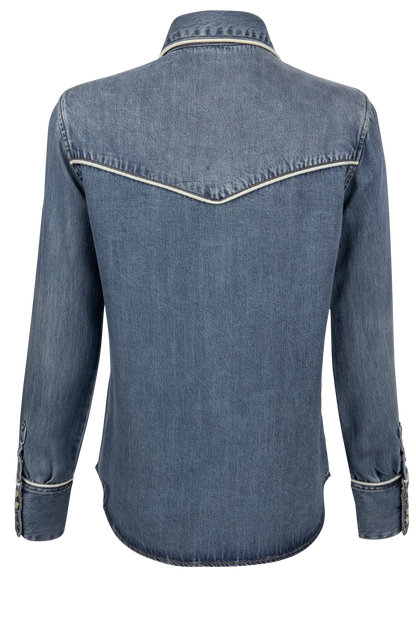 Stetson Women's Denim Western Blouse