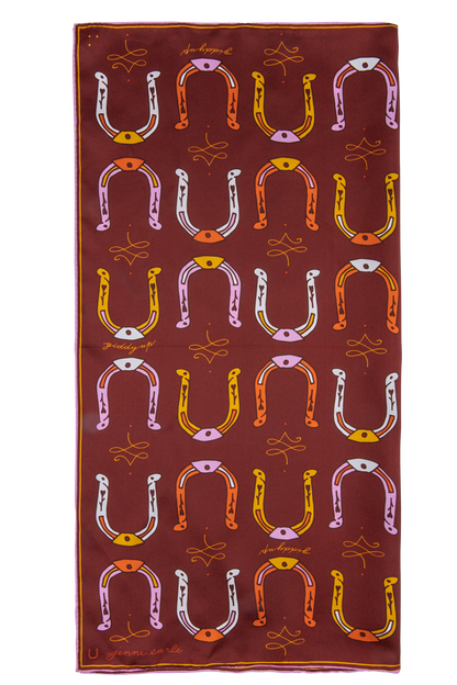 Jenni Earle Giddy Up Silk Scarf