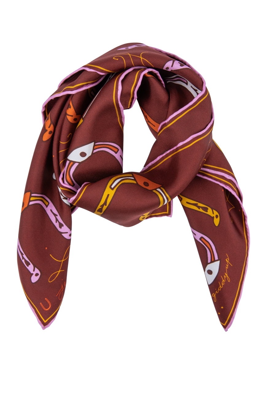 Jenni Earle Giddy Up Silk Scarf