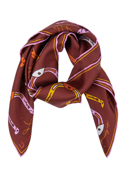 Jenni Earle Giddy Up Silk Scarf