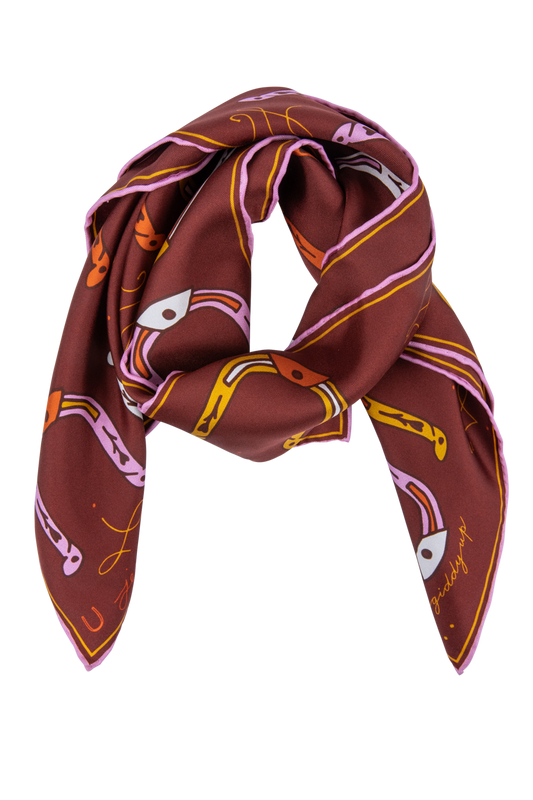 Jenni Earle Giddy Up Silk Scarf