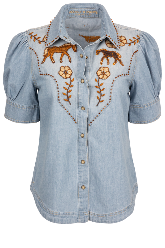 Double D Ranch Little Blues Pony Top