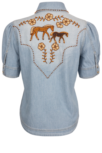 Double D Ranch Little Blues Pony Top