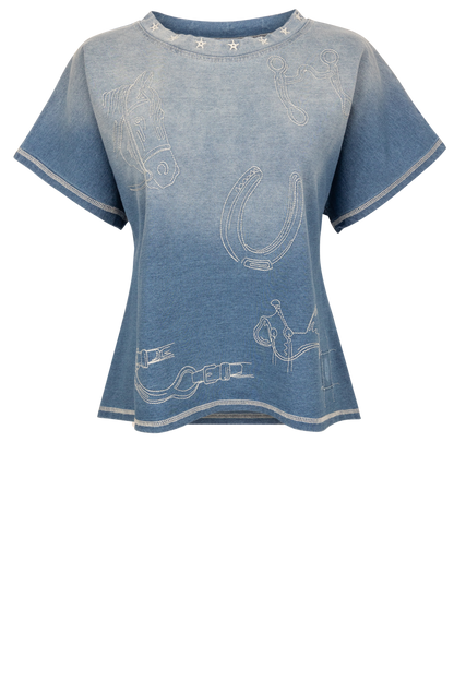 Double D Ranch Cowboy Gist Top