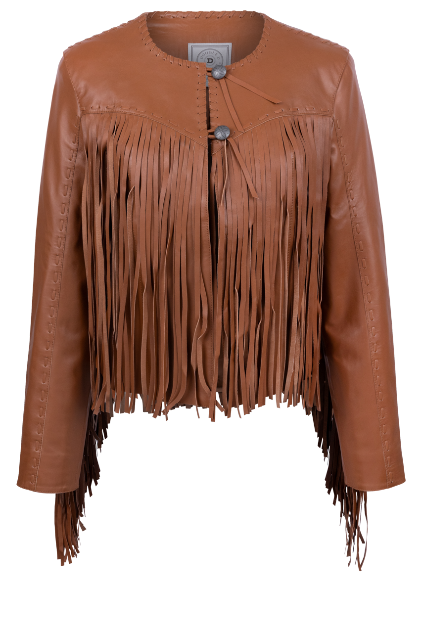 Double D Ranch Sonora Fringe Jacket - Pecan