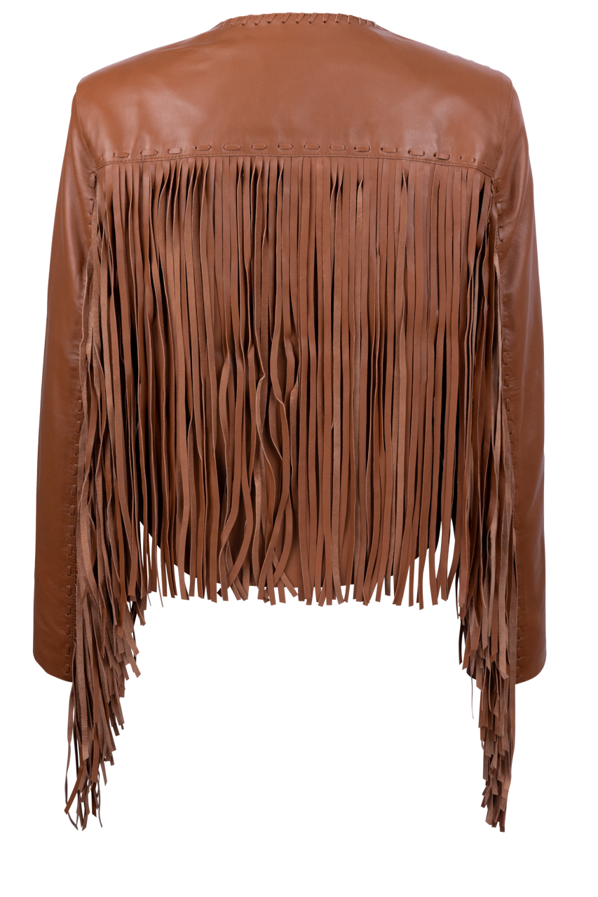 Double D Ranch Sonora Fringe Jacket - Pecan