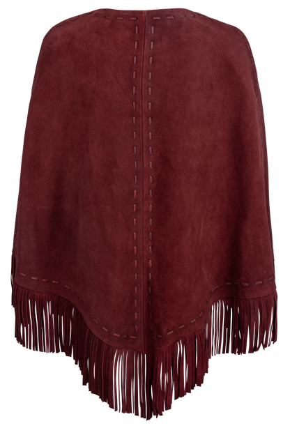Western and Co. Dime Piece Python Suede Cape