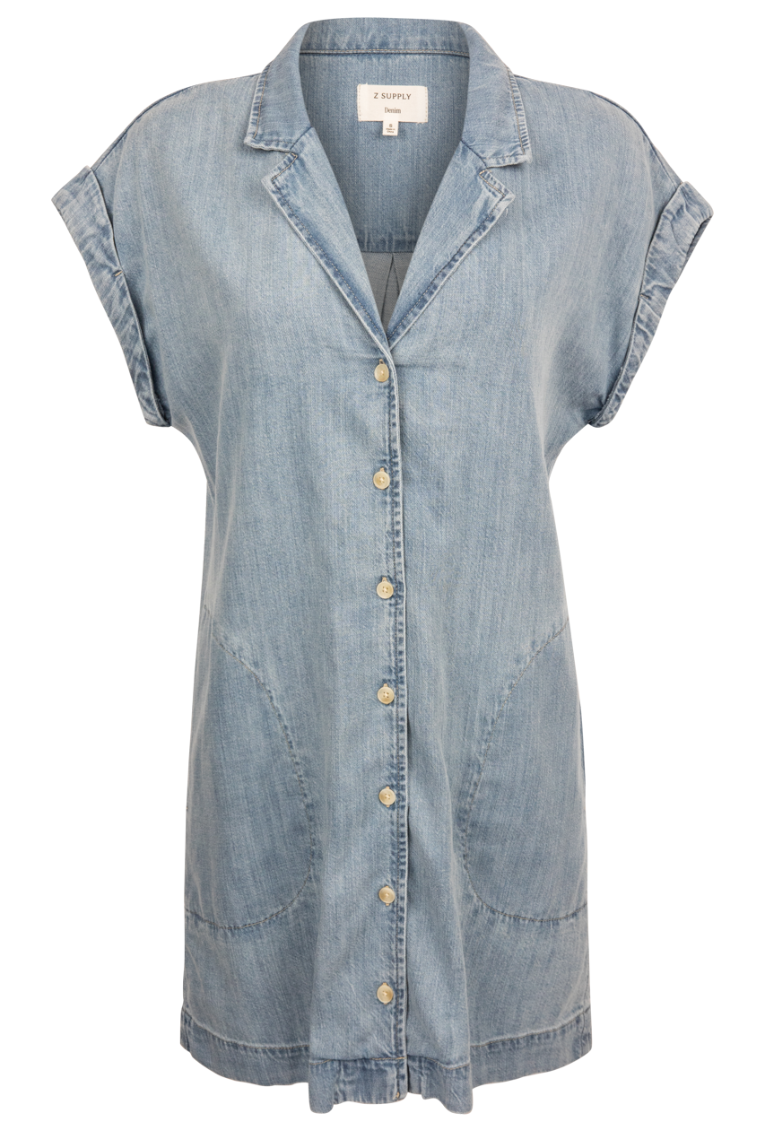 Z Supply Napa Denim Mini Dress