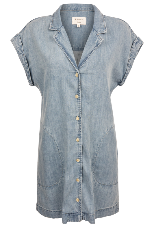 Z Supply Napa Denim Mini Dress