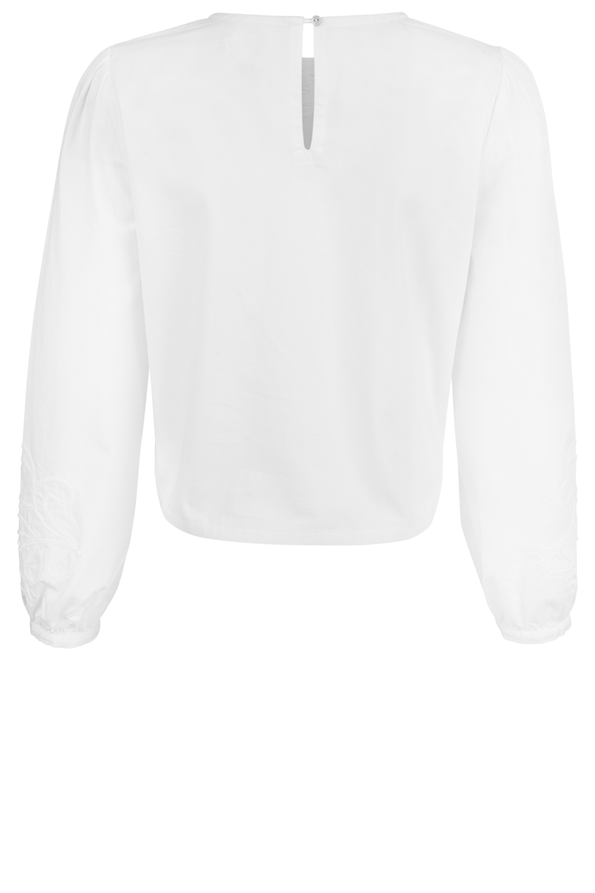 Z Supply Tatiana Embroidered Crop Top