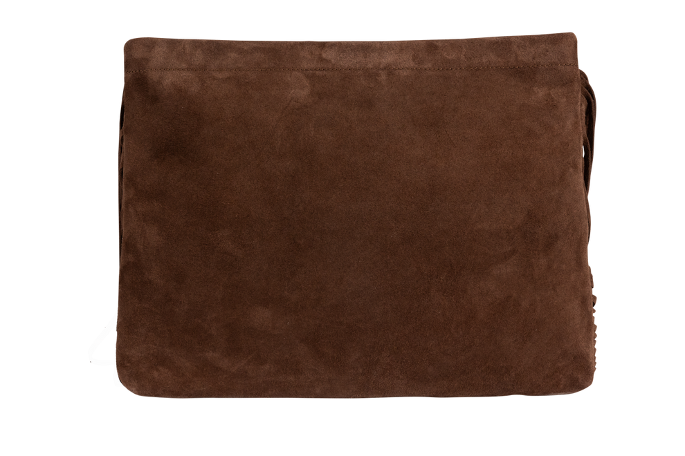 Range Revolution Western Suede Oversize Fringe Clutch | Pinto Ranch