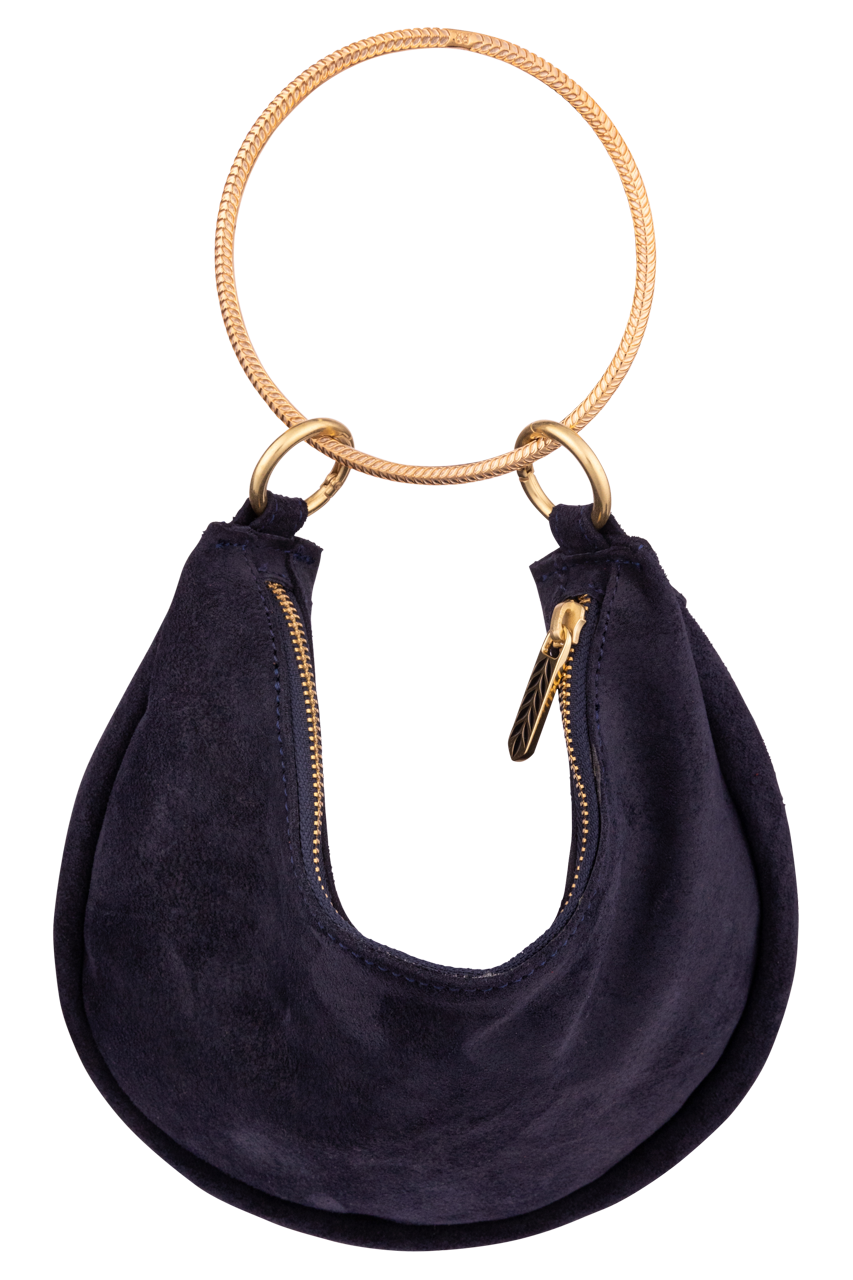 Range Revolution Suede Dumpling Bag