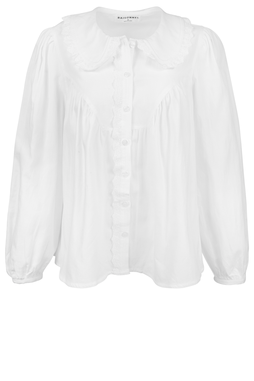 Raisonnel White Lace Blouse