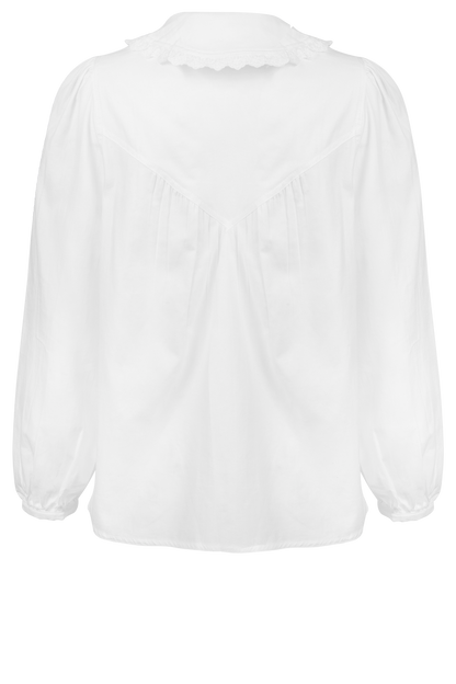Raisonnel White Lace Blouse