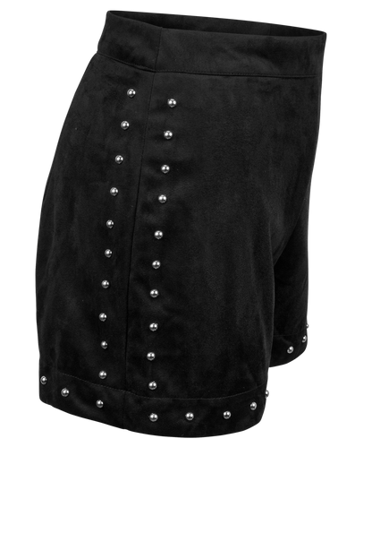Raisonnel Black Studded Shorts