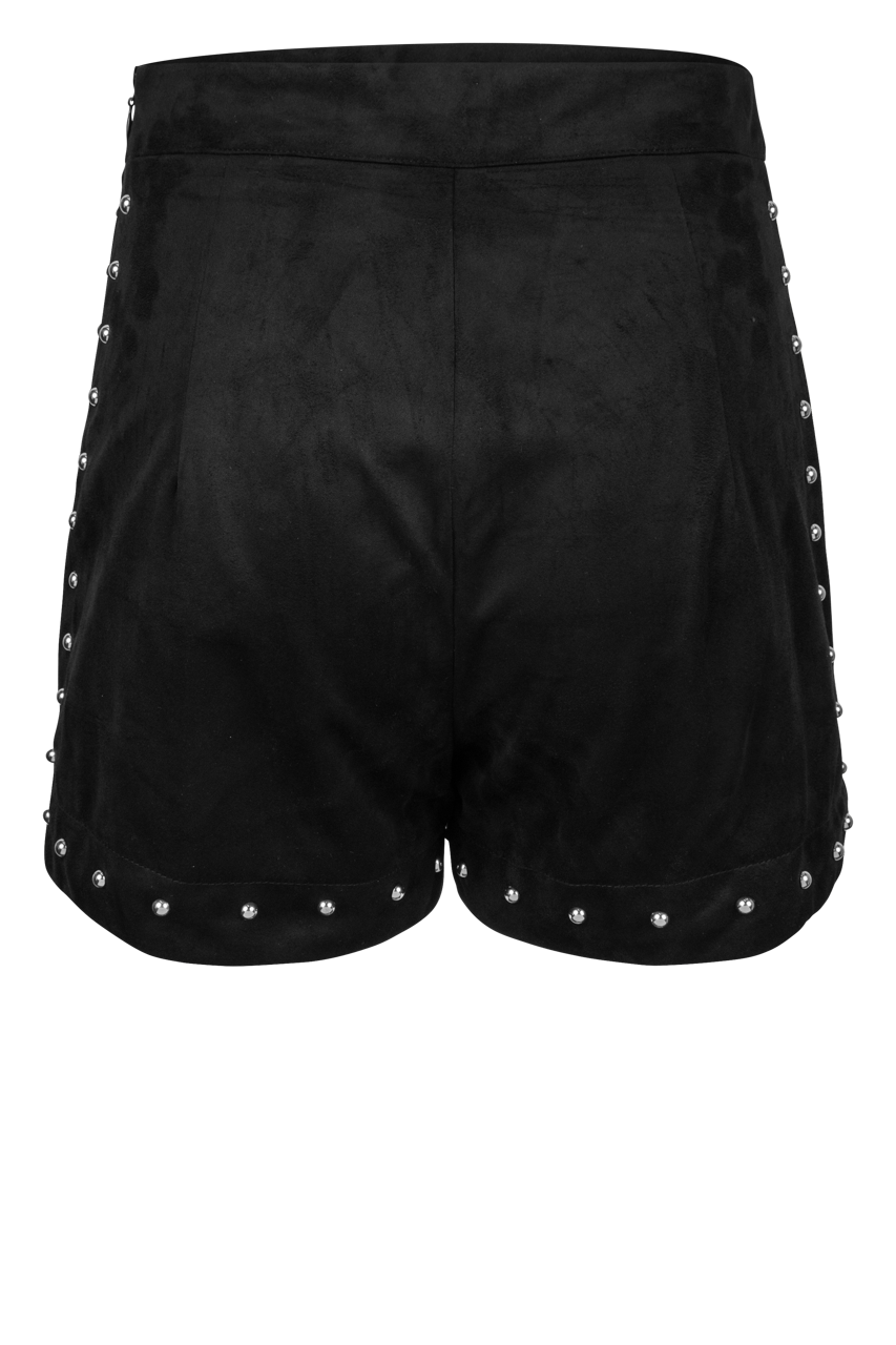 Raisonnel Black Studded Shorts