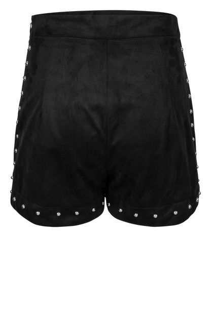 Raisonnel Black Studded Shorts