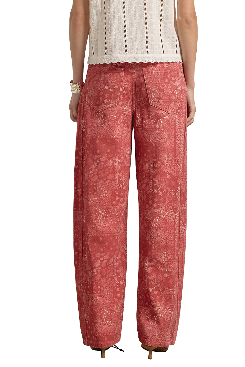 Raisonnel Bandana Print Wide Leg Pants