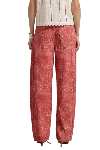 Raisonnel Bandana Print Wide Leg Pants