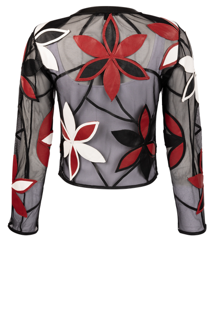 Belgin Francis Multi-Colored Flower Jacket