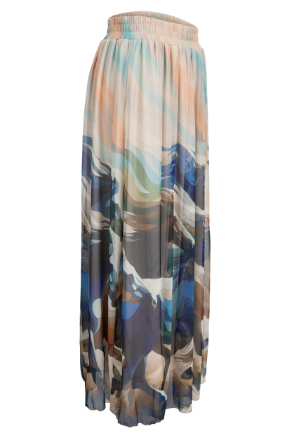 W.A.Y. Horse Print Midi Skirt