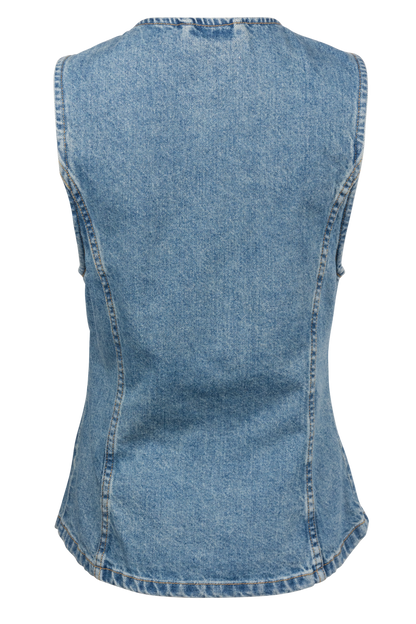 Free People Denim Aimee Vest