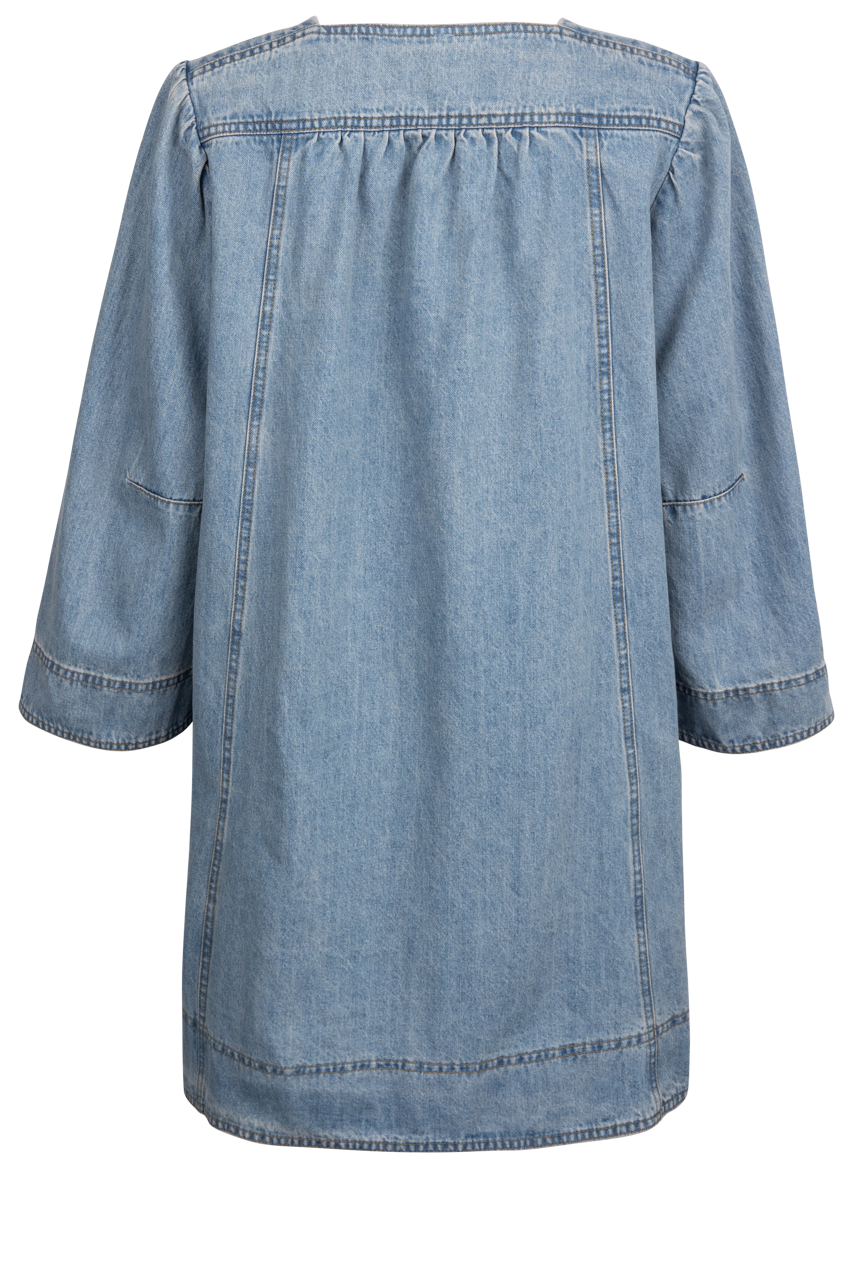 white christmas dresses Free People Atlas Denim Mini Dress