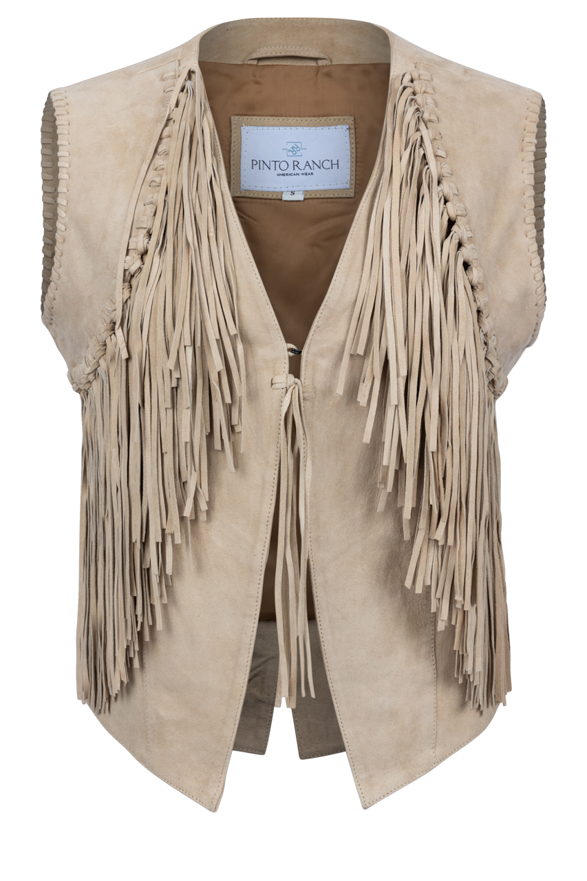 Pinto Ranch Suede Fringe Vest