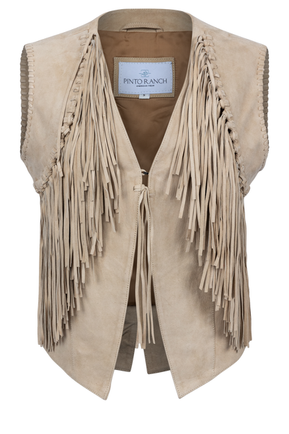 Pinto Ranch Suede Fringe Vest