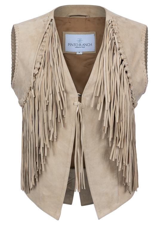 Pinto Ranch Suede Fringe Vest