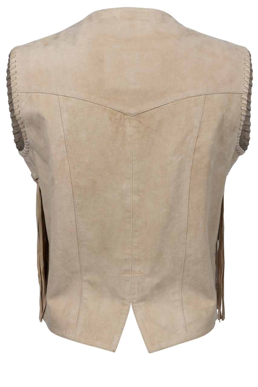 Pinto Ranch Suede Fringe Vest