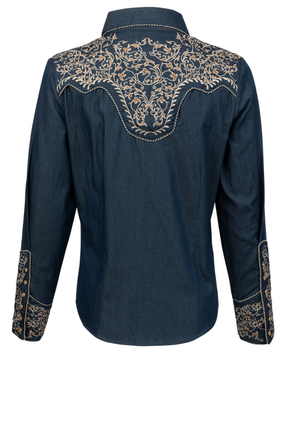 Scully Women's Western Embroidered Shirt