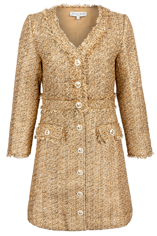 Hale Bob Elina Boucle Tweed Dress