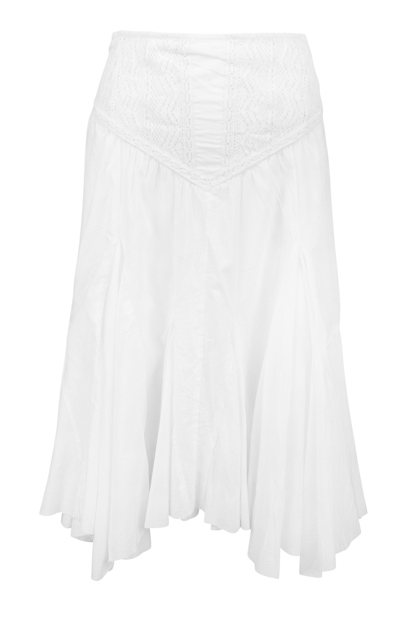 Free People Frida Godet Midi Skirt