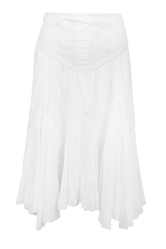 Free People Frida Godet Midi Skirt